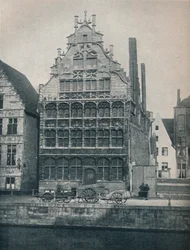 Salão da guilda dos Watermen, Ghent, Bélgica, c1900 1914-1915.