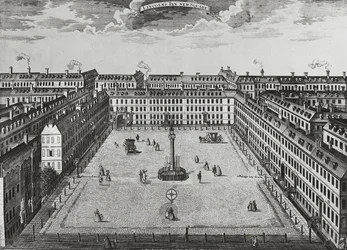 Lincolns Inn New Square, cerca de 1725