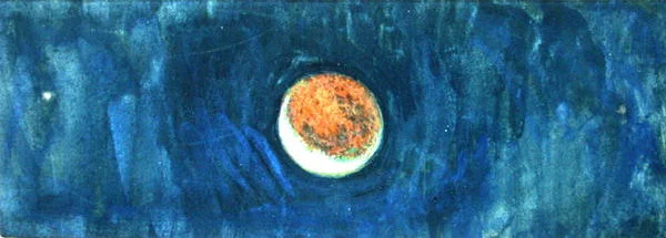 Estudo Astronómico (aguarela sobre papel)