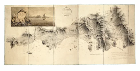 Levantamento militar da parte de Santa Lúcia ocupada pelas forças britânicas de dezembro de 1778 a janeiro de 1784, altura em que a ilha foi restituída aos franceses