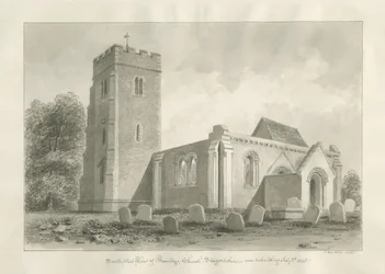 Igreja de Armitage: desenho em sépia