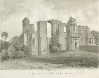 Biddulph Hall (antigo): desenho em sépia