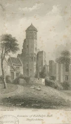 Biddulph Hall (antigo): gravação em aço
