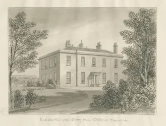Blithfield - Reitoria: desenho sépia, 1824