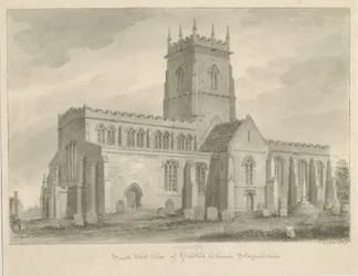 Igreja Gnosall: desenho de lavagem