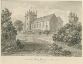 Igreja Horton: desenho sépia