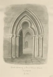 Lichfield - Porta Sul da Igreja de St. Chad