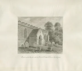 Lichfield - South Porch of St. Chad