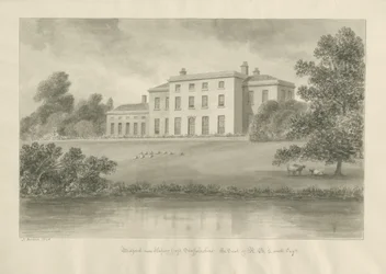 Milford House: desenho sépia
