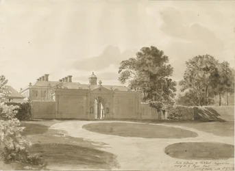 Patshull House: desenho em sépia, nd [1820]