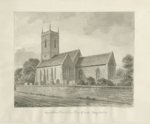 Penn Church: desenho em sépia