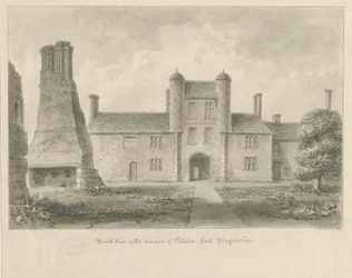 Pillaton Hall: desenho sépia