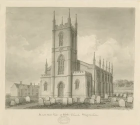 Igreja de Stoke-upon-Trent [Nova]: desenho em sépia