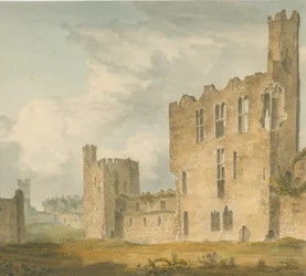 País de Gales - Carnarvonshire - Castelo de Conway, 1800