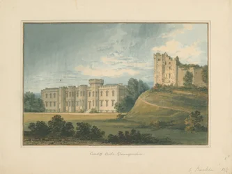 País de Gales - Glamorganshire - Castelo de Cardiff, 1815