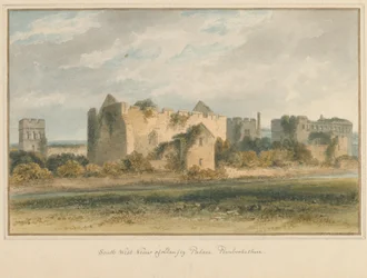 País de Gales - Pembrokeshire - Palácio Llanfey, 1815