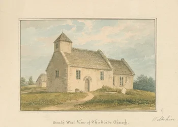 Wiltshire - Igreja de Chicklade, 1817