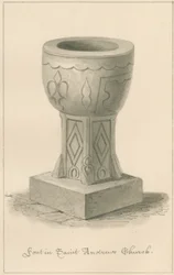 Worcestershire - Droitwich - Fonte da Igreja de Santo André, 1833