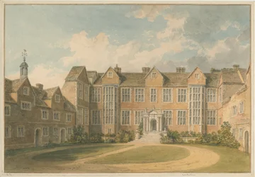 Yorkshire - York - Interior da casa de Heslington, 1818