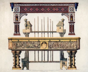 Mesas de bilhar, século XIX.