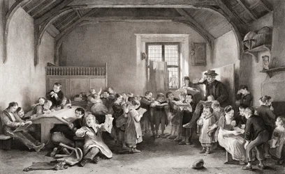 A Escola. Século XIX.