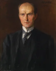 John Quinn por John Butler Yeats, 1908, óleo sobre tela, da National Portrait Gallery - NPG-NPG 75 36Quinn-000001