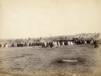 Conselho Indiano em campo hostil, 1891