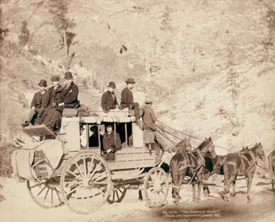 A diligência do Velho Oeste de Deadwood