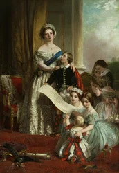 Rainha Vitória e seus filhos