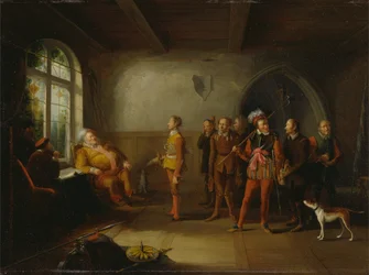 Falstaff e os recrutas, de "Henrique IV, Parte II"