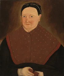 Retrato de uma senhora idosa