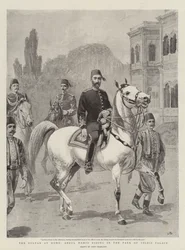 O Sultão em Casa, Abdul Hamid andando no Parque do Palácio de Yildiz