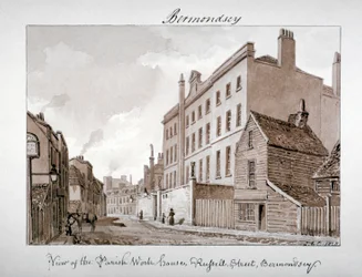 Parish Work House, Tanner Street, Bermondsey, Londres, 1828.