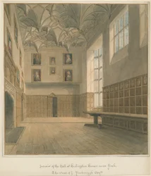 Yorkshire - York - Heslington House Interior, 1818