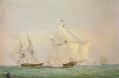 Leith Smack Running Up Swim, outubro de 1838