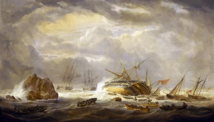 Guerras Napoleónicas (1803-1815): a perda do "Magnífico", 25 de março