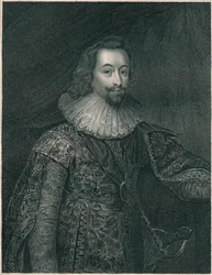 George Villiers, duque de Buckingham, 1620, início do século XIX.