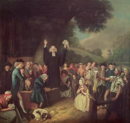 George Whitefield pregando