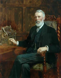 O muito honorável Samuel Cunliffe Lister, barão Masham de Swinton, 1901