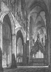 Beverley Minster, transepto oriental, início do século XIX