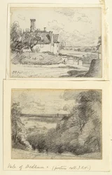 A Manor House, 1815, e Dedham perto de Gun Hill, Langham, c.1815
