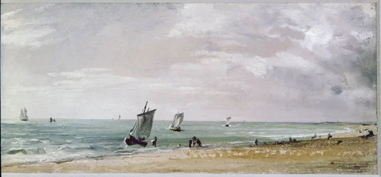 Brighton Beach (óleo sobre tela