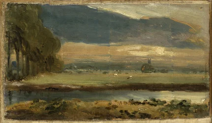 Igreja de Dedham de Flatford, c.1810