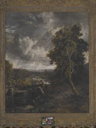 East Bergholt - Lock On Stour (óleo sobre tela)