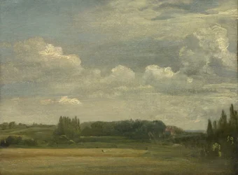 Terra comum de Bergholt, vista para a reitoria, 18 de agosto de 1813