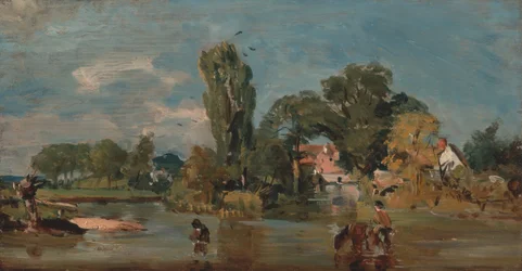 Flatford Mill, entre 1810 e 1811.