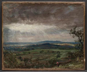 Hampstead Heath, olhando para Harrow, c. 1821