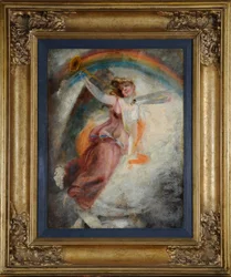 Herald Angel (óleo sobre tela)