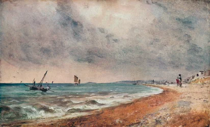 Hove Beach, com barcos de pesca, c1824