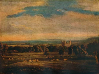 Castelo de Naworth, c1826